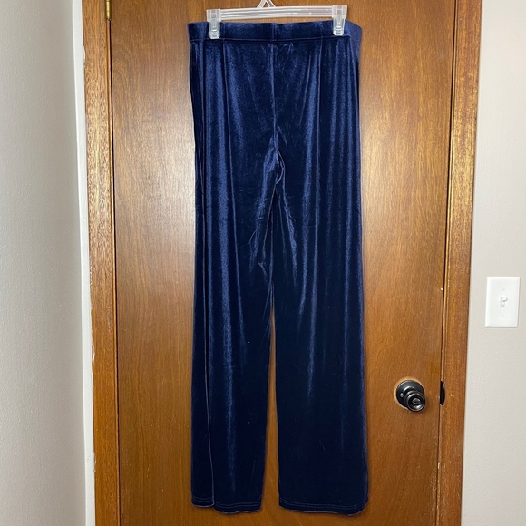 NWT ModCloth Woman’s Velvet Blue Casual Stretch Pants - Picture 7 of 7